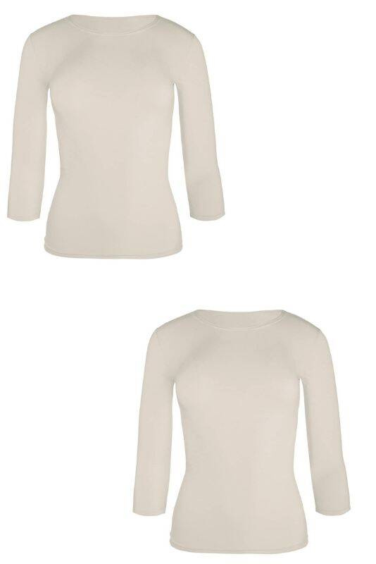 Bluzka damska Babell MANATI 3/4 TAUPE