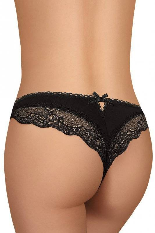 Białe stringi damskie z koronką Modo 127