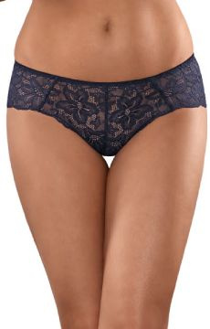 Koronkowe granatowe brazyliany damskie Babell 141