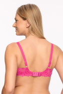 Biustonosz Push Up Sophia neonowy róż 1225 - Gaia