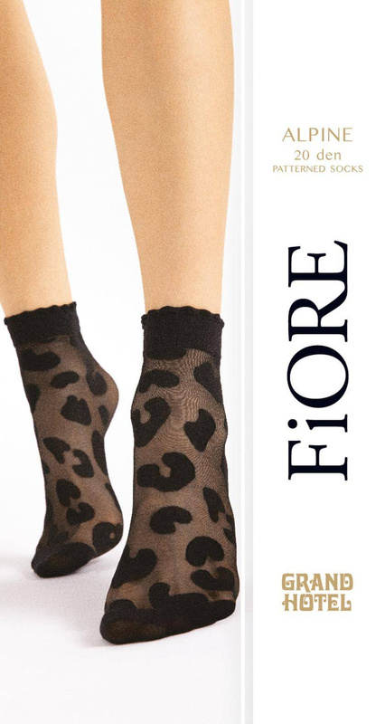 Skarpetki rajstopowe wzorowane Fiore ALPINE 20 den
