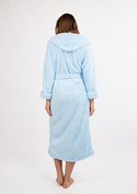 Szlafrok/Podomka DIANA DŁUGA - puch błękit  - Dkaren