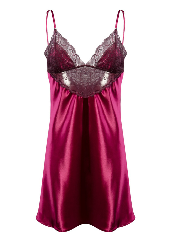 Halka LYSSA - satyna bordo - Dkaren