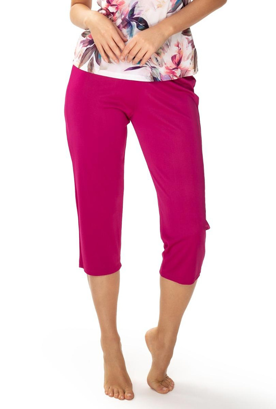 Spodnie piżamowe Larisa fuksja 6682 - Mewa