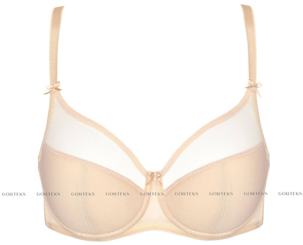 Półusztywniany biustonosz z szerokimi ramiączkami Gorteks ZARA/B3