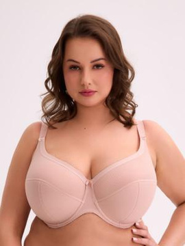 Biustonosz Semi-Soft Sonia Maxi j. róż 1058 - Gaia
