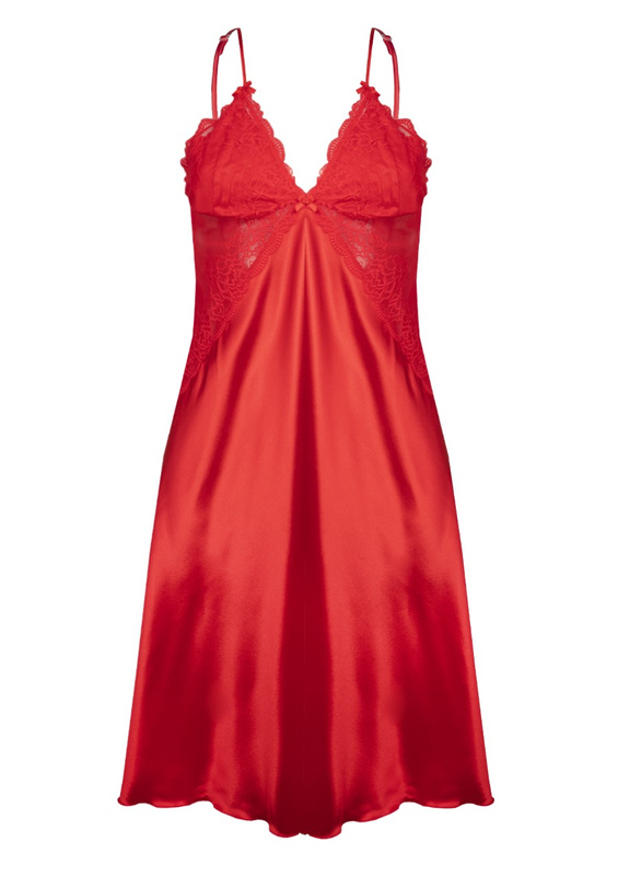 Halka Alika - satyna czerwony - Dkaren