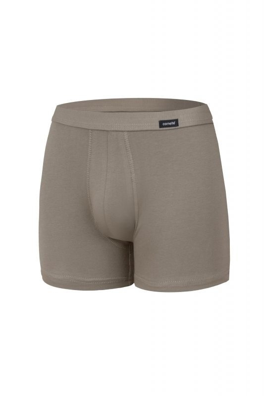 Gładkie bokserki Cornette  Authentic oliwkowy