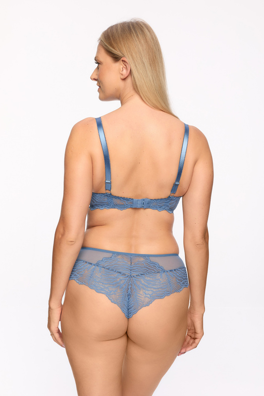 Biustonosz Push Up Abigail niebieski 1226 - Gaia