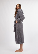 Szlafrok/Podomka DIANA DŁUGA - puch szary - Dkaren