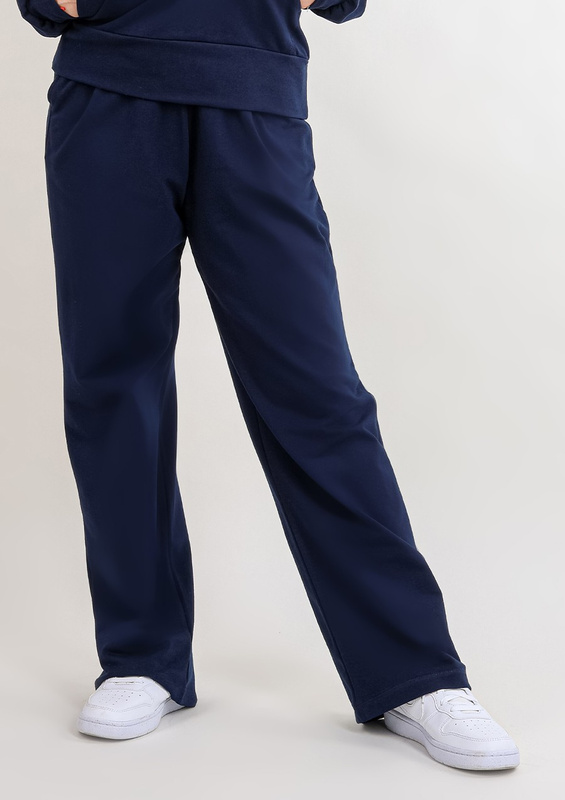 Spodnie DK-K-B8 - błękit bawełna - Dkaren