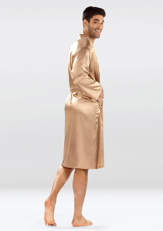 Podomka Męska Christian - satyna granat - Dkaren