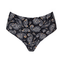 Wysokie stringi Julimex PAISLEY STRING MAXI