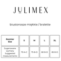 Top bezszwowy na szerokich ramiączkach Julimex INFINITY TOP