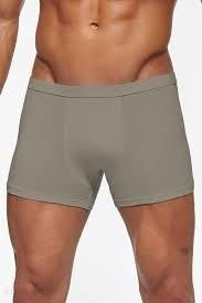 Gładkie bokserki Cornette  Authentic oliwkowy