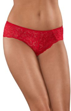 Koronkowe czerwone brazyliany damskie Babell 141