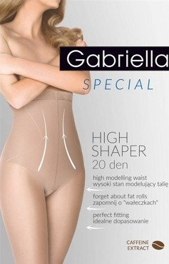 Wysokie, korygujace rajstopy Gabriella High Shaper 20 den