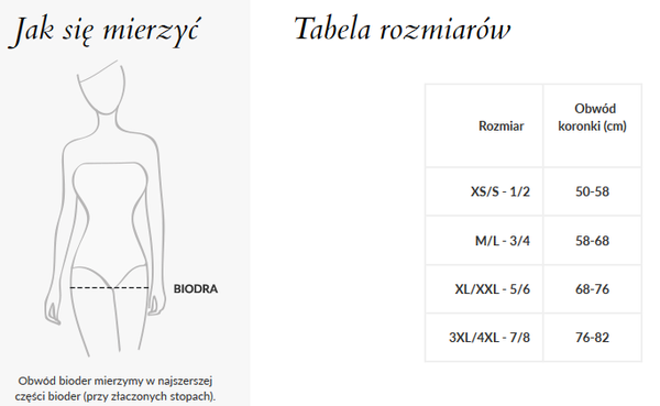 Gabriella - Opaska na uda / satynowa