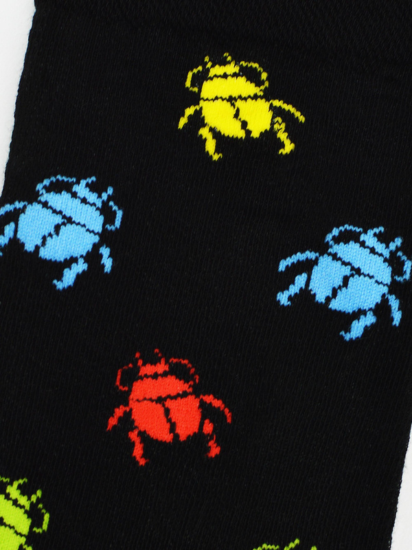 Skarpetki bawełniane wzór w chrabąszcze Noviti SB002/U19