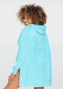 Bluza ARIELA - puch turkus - Dkaren