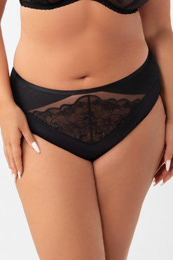 Czarne zabudowane figi Gorsenia K931 ADORE