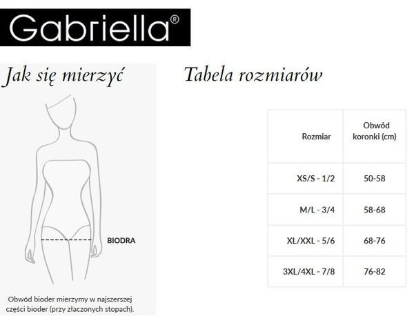 Opaska na uda Gabriella koronkowa