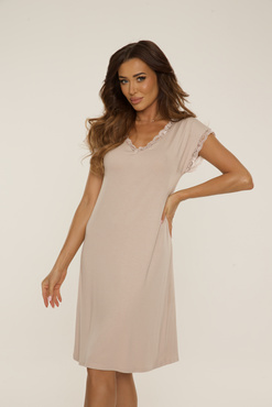 Luźna koszula damska 816 piasek De Lafense