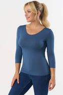 Bluzka damska MANATI.3/4 Babell DENIM