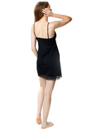 Czarna koszulka nocna damska Marika 6311 czarny - Mewa