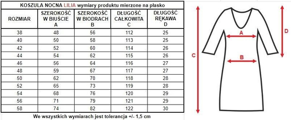 Koszula nocna damska Lilia z haftowaną aplikacją 4111 mięta - Mewa