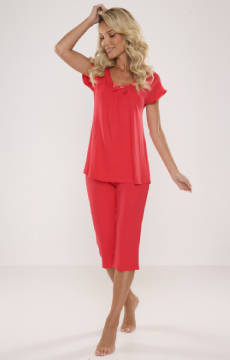 Piżama 3/4  De Lafense  884 KOLEKCJA VISA