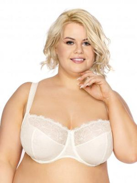 Biustonosz Soft Chantal Maxi biel 534 - Gaia
