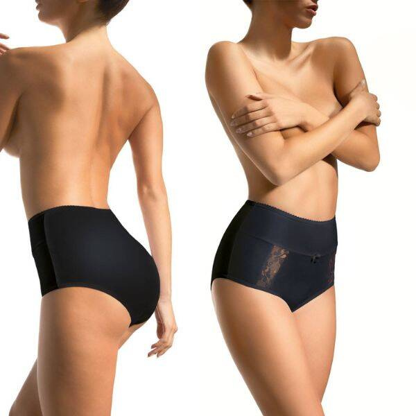 Bawełniane figi z wysokim stanem Babell 005 S-4XL