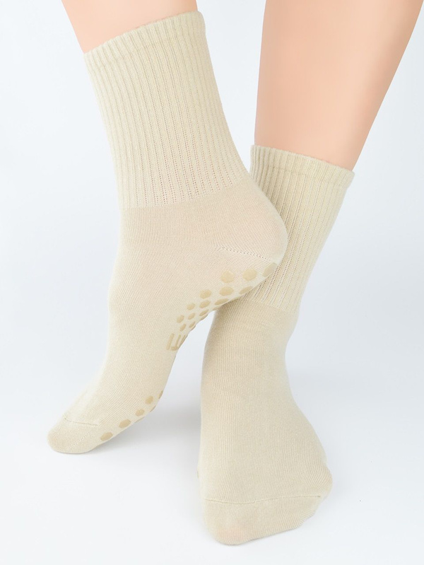 Antypoślizgowe skarpety damskie ABS z silikonem - Noviti SB130 mix 3 kolory