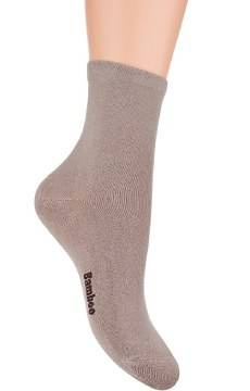 Krótkie skarpetki bambusowe Skarpol 24 BEŻOWE