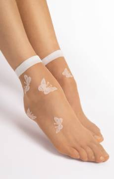 Czarujące skarpetki w motylki Fiore SUMMER