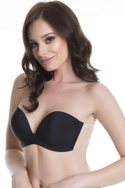 Samonośny czarny biustonosz Julimex WINGS!BRA