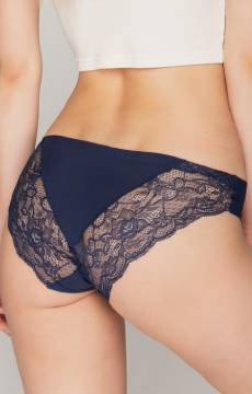 Oddychające bezszwowe figi z koronką Babell 2003