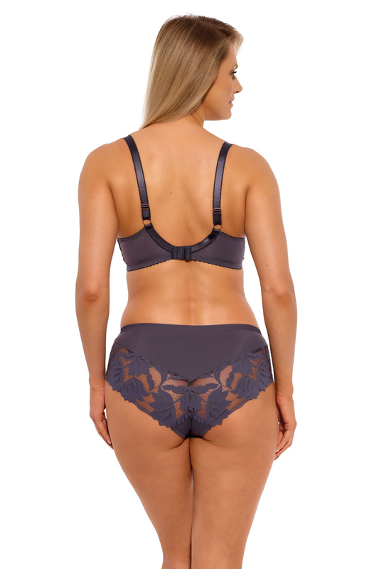 Biustonosz półusztywniany Gaia Keto 1134 w kolorze grafitowym