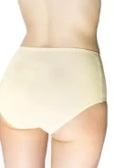 Klasyczne majtki damskie z wciąganą gumką Mewa 6340 Eliza  w kolorze ecru
