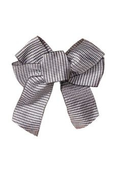Ozdobna kokarda kryjąca zapięcie biustonosza Julimex BA-19 HOUNDSTOOTH
