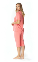 Damska dwuczęściowa piżama Matylda 3639 koralowy - Mewa