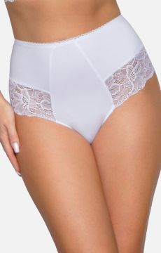 Białe zabudowane figi damskie Babell 187