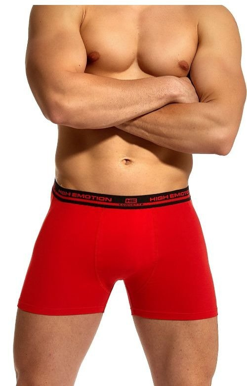 Gładkie bokserki Cornette High Emotion grafitowy