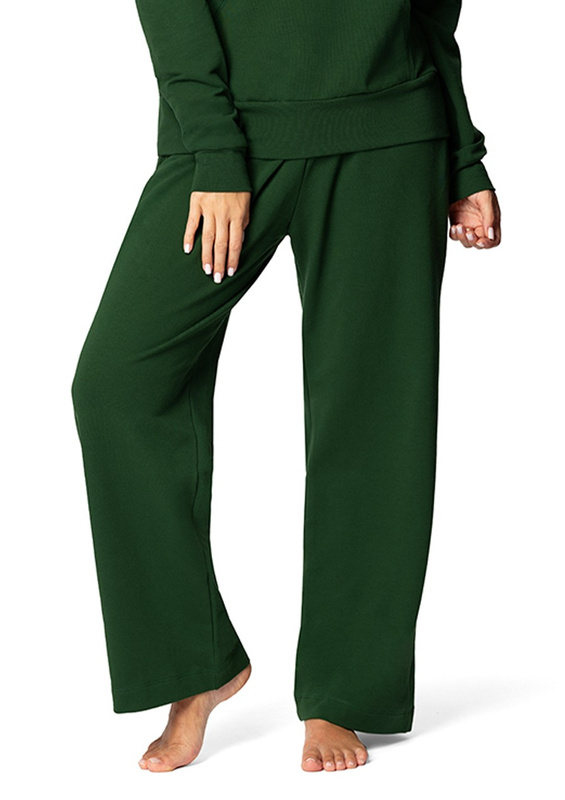 Spodnie DK-K-B8 - zielony bawełna - Dkaren