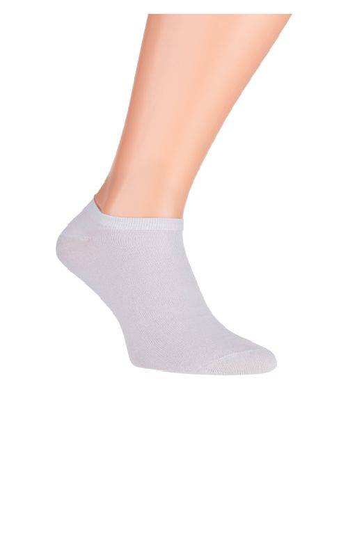 Skarpol 25 - białe stopki bambusowe z jonami srebra