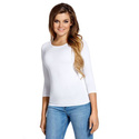 Bluzka damska z rękawem 3/4 Babell MANATI biała
