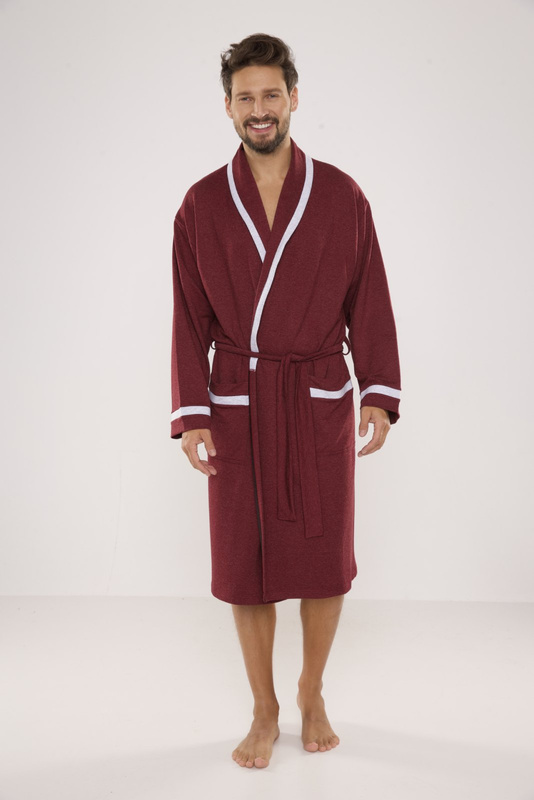 Elegancki szlafrok męski De Lafense - 564 Bruno