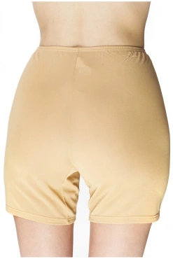 Beżowe bokserki/reformy Mewa 4140 z jedwabiu Vistex