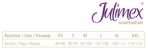 Modelująca koszulka pod biust Julimex 214 + ramiączka silikonowe gratis